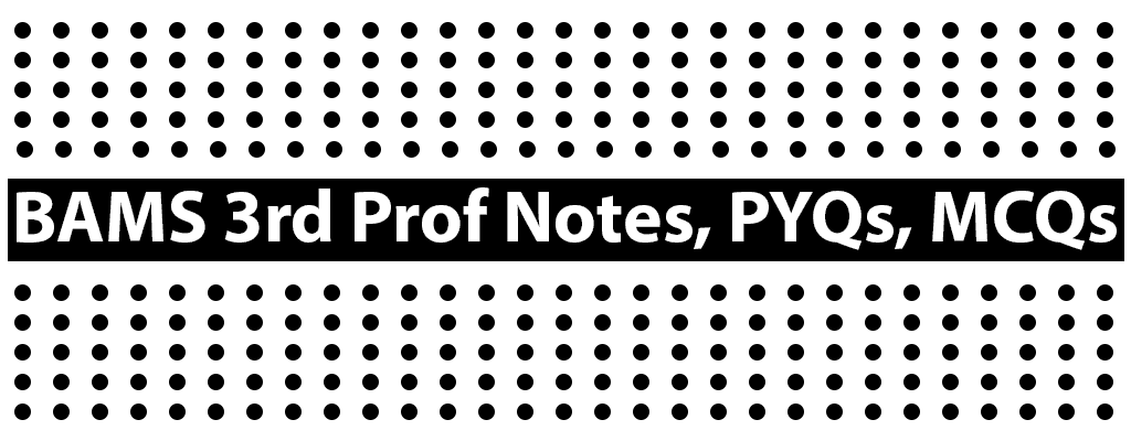 Download Bams 3rd prof notes books pdf